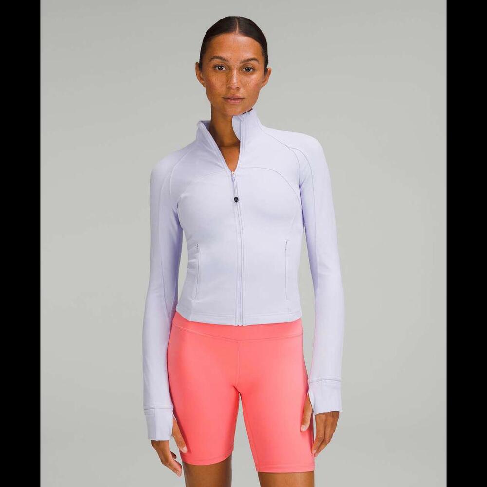 BNWT Lululemon Nulu Cropped Define Jacket Pastel Blue Size 2